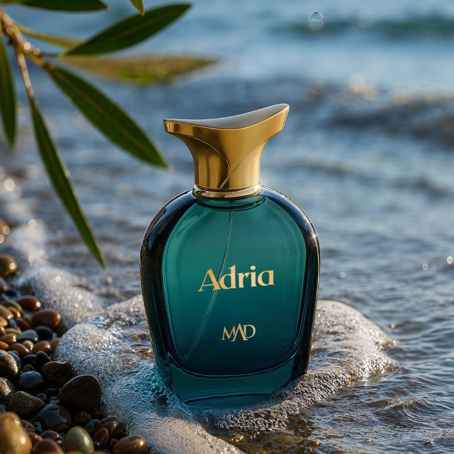 MAD Parfüm Adria,Extrait De Perfume,Unisex 100 ml,Akdeniz Esintili Oryantal Parfüm | Limon, Zeytin ve Sandal Ağacı ile Kalıcı Ferahlık - MP Studio Türkiye