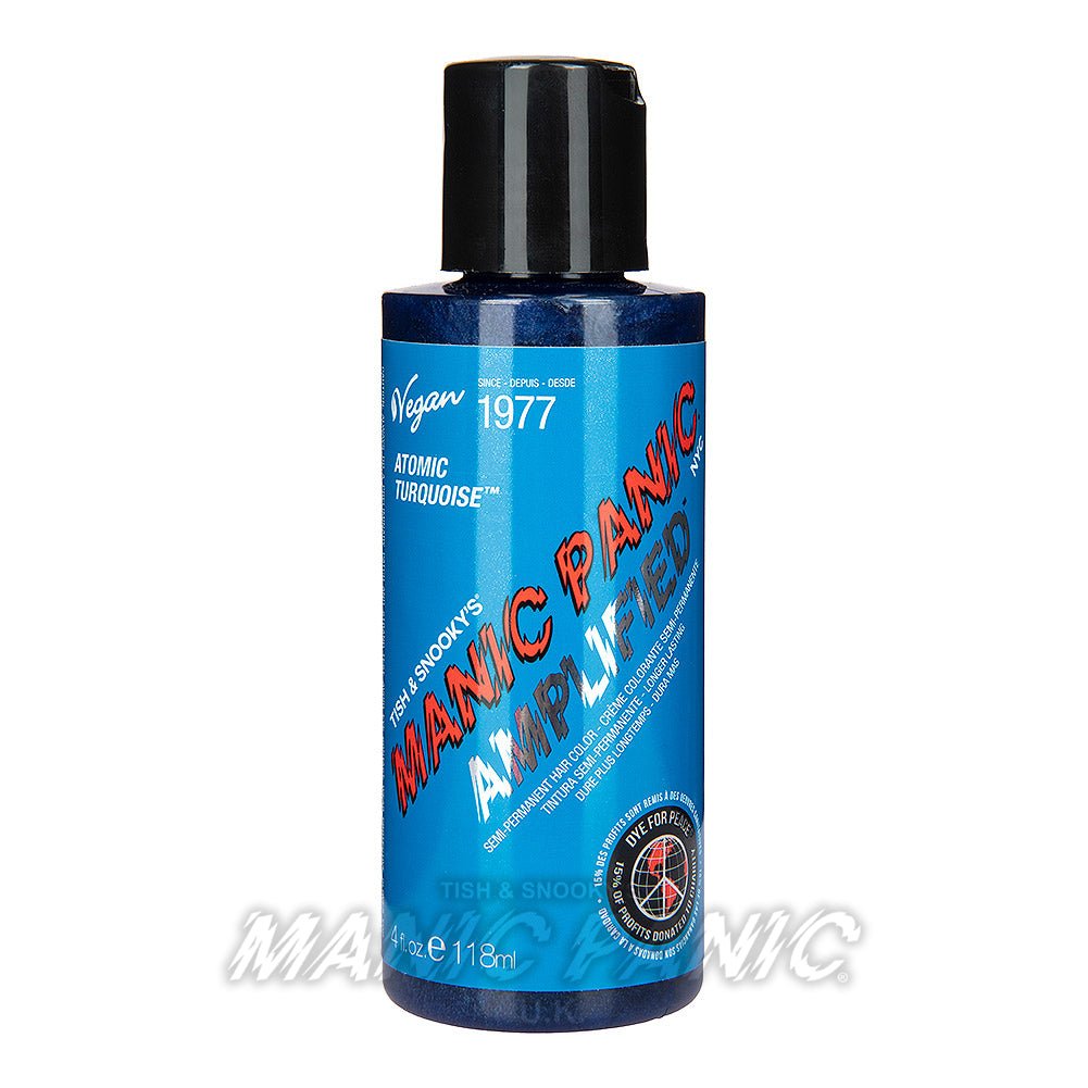 Manic Panic Amplified™ Semi Permanent Hair Color 118ml (Atomic™ Turquoise) – EU - MP Studio Türkiye