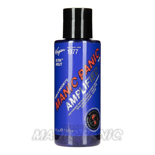 Manic Panic Amplified™ Semi Permanent Hair Color 118ml (Ultra™ Violet Blue) – EU - MP Studio Türkiye