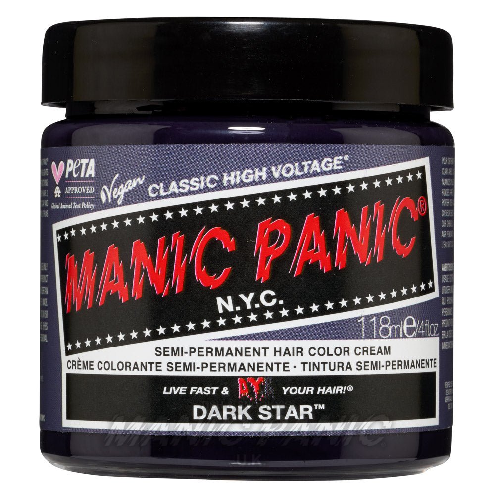 Manic Panic High Voltage® Classic Hair Colour 118ml (Dark Star™) - MP Studio Türkiye