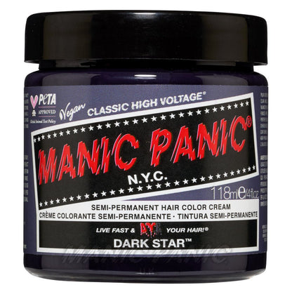 Manic Panic High Voltage® Classic Hair Colour 118ml (Dark Star™) - MP Studio Türkiye