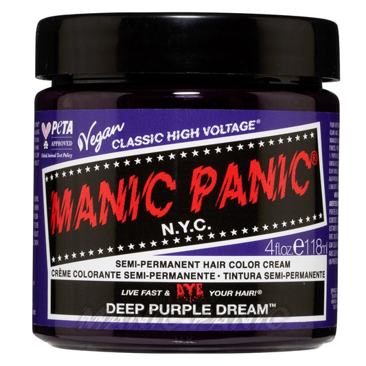 Manic Panic High Voltage® Classic Hair Colour 118ml (Deep Purple Dream™) - MP Studio Türkiye