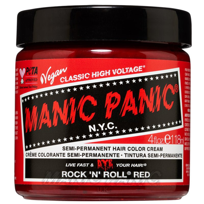 Manic Panic High Voltage® Classic Hair Colour 118ml (Rock 'N' Roll® Red) - MP Studio Türkiye
